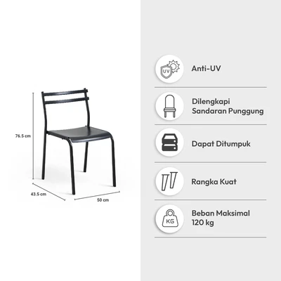 Gambar Informa Dixon Kursi - Hitam