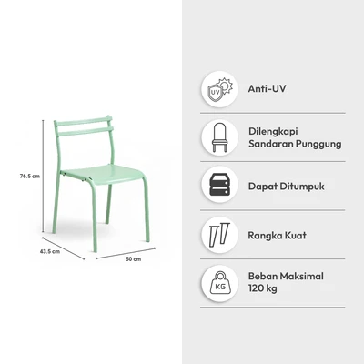 Gambar Informa Dixon Kursi - Hijau Mint
