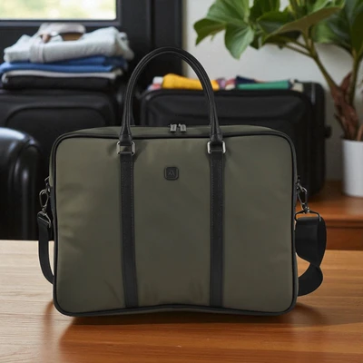 Gambar Passport Hugo Tas Laptop - Hijau
