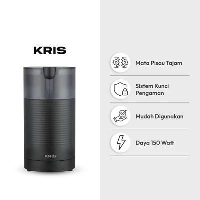 Gambar Kris Coffee Grinder Blade 150 Watt - Hitam