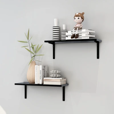 Gambar Stora Set Rak Dinding Decorative - Hitam