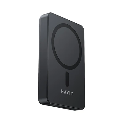 Gambar Havit Power Bank MagSafe 10.000 mAh - Hitam