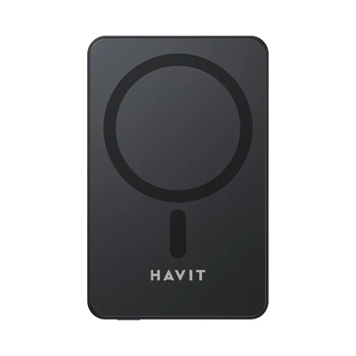 Gambar Havit Power Bank MagSafe 10.000 mAh - Hitam