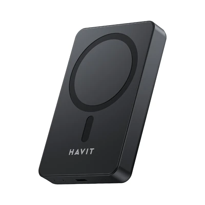 Gambar Havit Power Bank MagSafe 10.000 mAh - Hitam