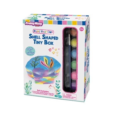 Gambar Pretty Missy Set Diy Paint Your Own Shell Shaped Box