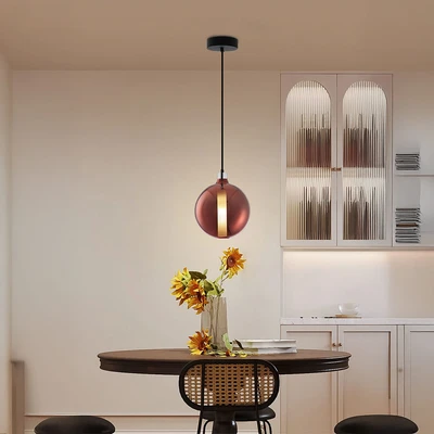 Gambar Eglare Cosmic Lampu Gantung Hias G9 - Merah Wine