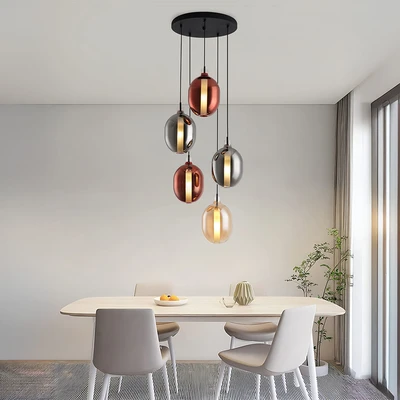 Gambar Eglare Cosmic Lampu Gantung Hias 5L G9 - Mix