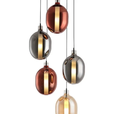 Gambar Eglare Cosmic Lampu Gantung Hias 5L G9 - Mix