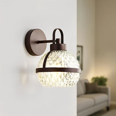 Gambar Eglare Karla Lampu Dinding Indoor E14 - Cokelat Coffee