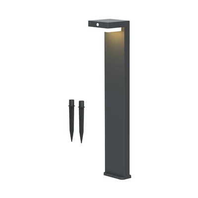 Gambar Krisbow Nebula Lampu Taman 400 Lumens 3000K - Abu-Abu