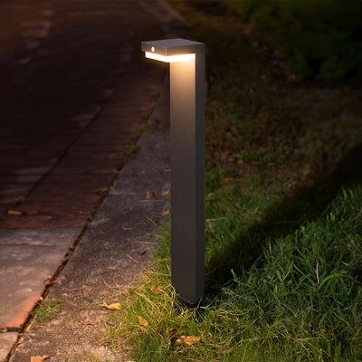 Gambar Krisbow Nebula Lampu Taman 400 Lumens 3000K - Abu-Abu