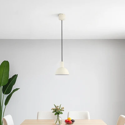 Gambar Eglare Tromso Lampu Gantung Hias E27 D20 - Krem Beige