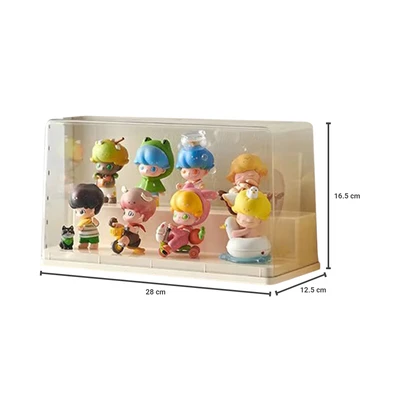 Gambar Stora Kotak Pajang Action Figure Double Square 28x12.5x16.5 cm - Putih Ivory