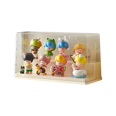 Gambar Stora Kotak Pajang Action Figure Double Square 28x12.5x16.5 cm - Putih Ivory