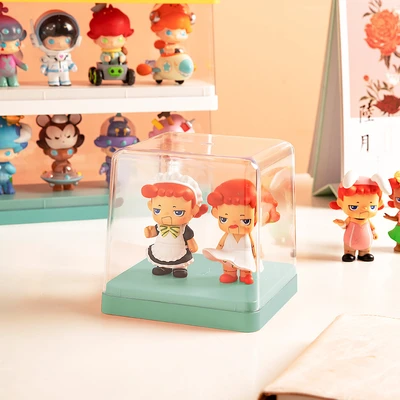Gambar Stora Kotak Pajang Action Figure Single Square 12x12x12 cm - Hijau