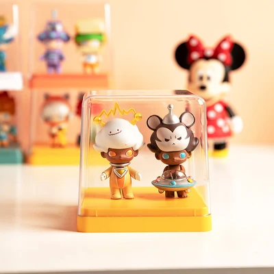 Gambar Stora Kotak Pajang Action Figure Single Square 12x12x12 cm - Kuning