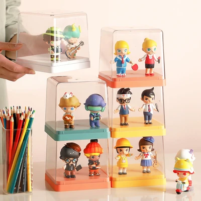 Gambar Stora Kotak Pajang Action Figure Single Square 12x12x12 cm - Kuning