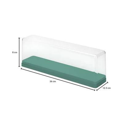 Gambar Stora Kotak Pajang Action Figure Double Box Square 36x12.5x8 cm - Hijau
