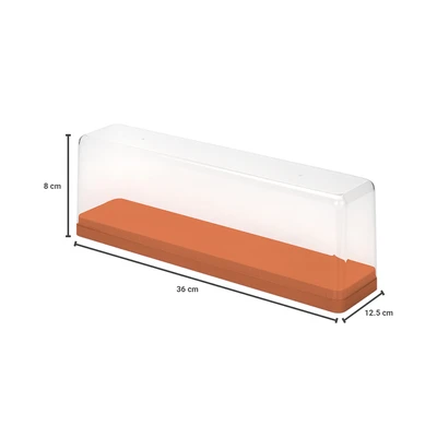 Gambar Stora Kotak Pajang Action Figure Double Box Square 36x12.5x8 cm - Oranye