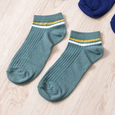 Gambar Ataru Set 3 Pasang Kaus Kaki Pria Ankle Double Stripes - Mix