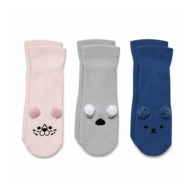 Gambar Ataru Kaos Kaki Bayi Animal Ears Set 3 Pasang - Mix