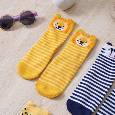 Gambar Ataru Kaos Kaki Bayi Animals Set 3 Pasang - Mix