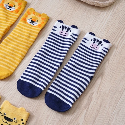 Gambar Ataru Kaos Kaki Bayi Animals Set 3 Pasang - Mix