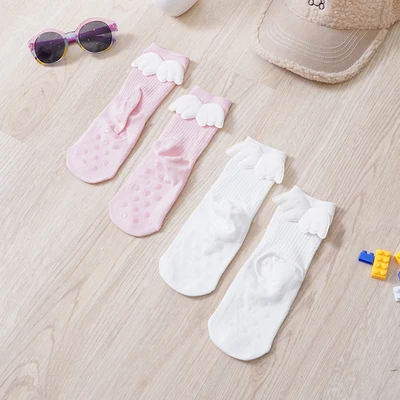 Gambar Ataru Set 2 Pasang Kaus Kaki Bayi Wings - Pink/Putih