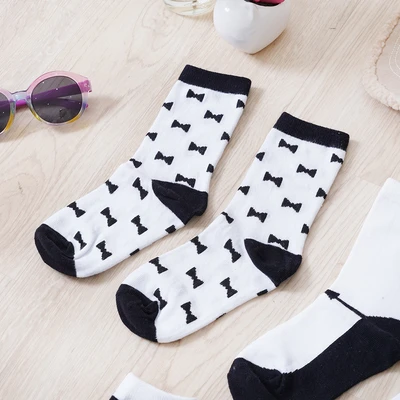 Gambar Ataru Set 3 Pasang Kaus Kaki Anak Crew Bow - Mix