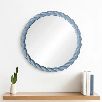 Gambar Informa Cermin Dinding Dekorasi Plastik Round 60x3x60 cm - Biru