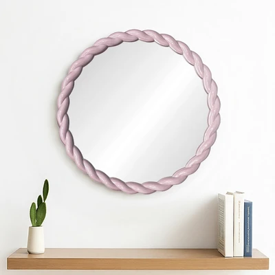 Gambar Informa Cermin Dinding Dekorasi Plastik Round 60x3x60 cm - Pink
