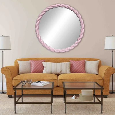Gambar Informa Cermin Dinding Dekorasi Plastik Round 60x3x60 cm - Pink