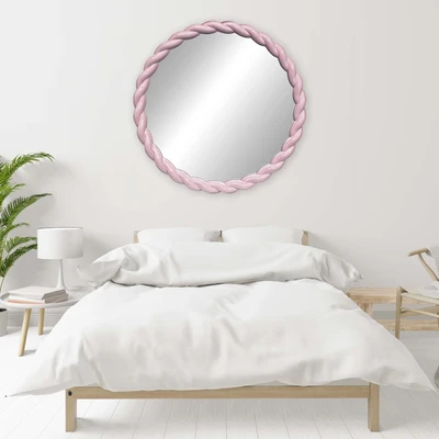 Gambar Informa Cermin Dinding Dekorasi Plastik Round 60x3x60 cm - Pink