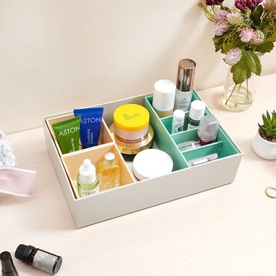 Gambar Stora Organizer Kosmetik Modular Set 4 pcs - Abu-Abu