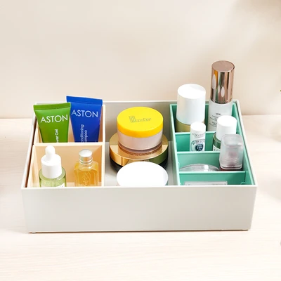 Gambar Stora Organizer Kosmetik Modular Set 4 pcs - Abu-Abu