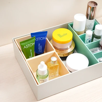 Gambar Stora Organizer Kosmetik Modular Set 4 pcs - Abu-Abu