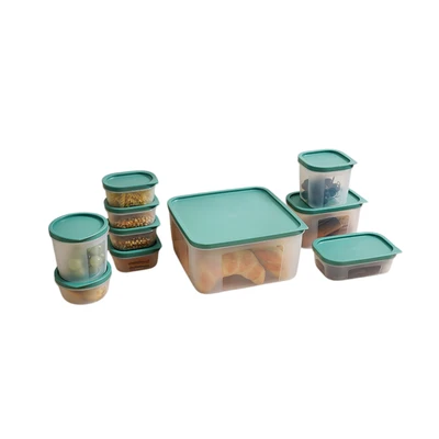 Gambar Picas Tata Wadah Makanan Set 10 pcs - Hijau