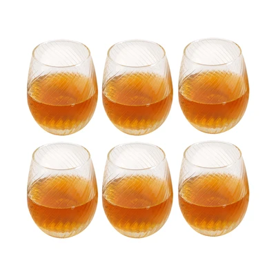 Gambar Libbey Lesprit Du Vin Gelas Rocks 330 ml Set 6 pcs Transparan