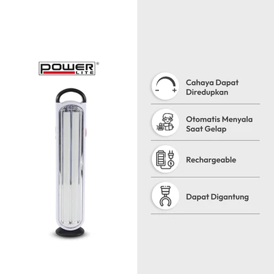 Gambar Powerlite Lampu Darurat Rechargeable Long 23 Watt