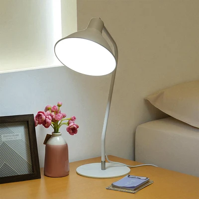 Gambar Eglare Klara Lampu Meja E27 - Putih
