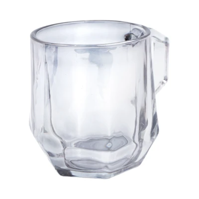 Gambar Culinart Mug Kaca 280 ml Set 4 pcs - Abu-Abu