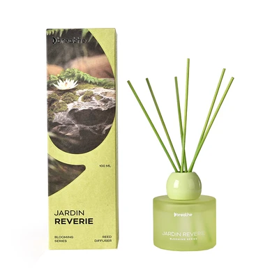 Gambar Breathe Gardenia & Fruity Jardin Reverie Reed Diffuser 100 ml - Hijau