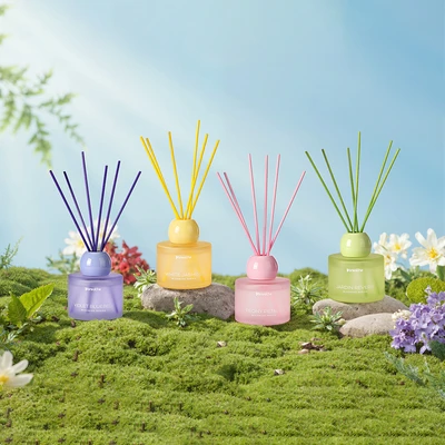 Gambar Breathe Peony Petals Reed Diffuser 100 ml - Pink