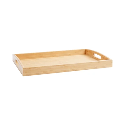 Gambar Culinart Deluxe Nampan Saji Bambu 48x33x5 cm - Cokelat