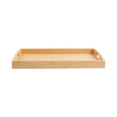 Gambar Culinart Deluxe Nampan Saji Bambu 48x33x5 cm - Cokelat