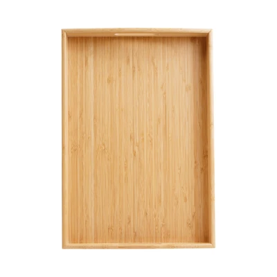 Gambar Culinart Deluxe Nampan Saji Bambu 48x33x5 cm - Cokelat