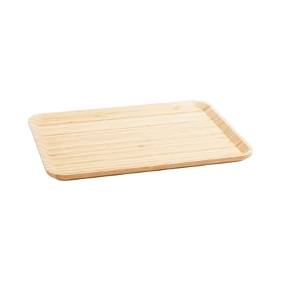 Gambar Culinart Walderu Nampan Saji Bambu Rectangle 45x32x2.3 cm - Cokelat