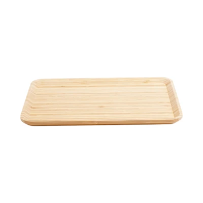 Gambar Culinart Walderu Nampan Saji Bambu Rectangle 45x32x2.3 cm - Cokelat