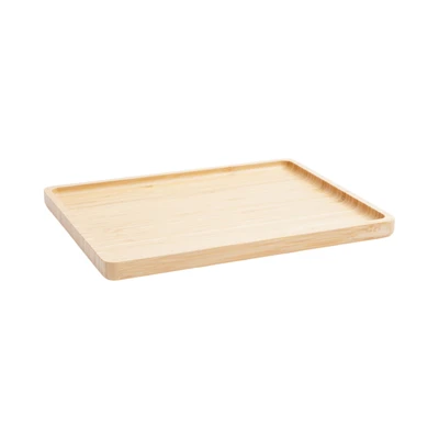 Gambar Culinart Lithneys Nampan Saji Bambu 30x23x2 cm - Cokelat