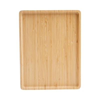 Gambar Culinart Lithneys Nampan Saji Bambu 30x23x2 cm - Cokelat